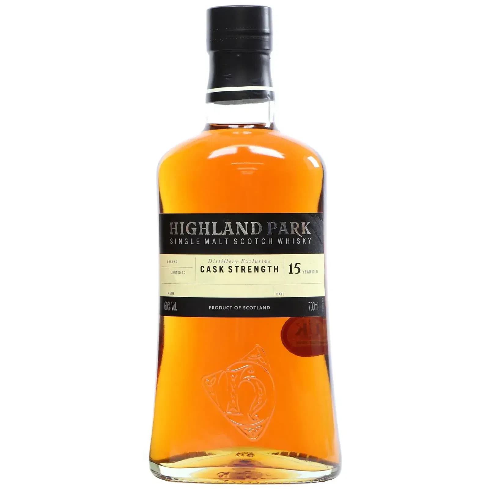 Highland Park 15 Years Old Distillery Exclusive Cask Strength Cask Nr.6161