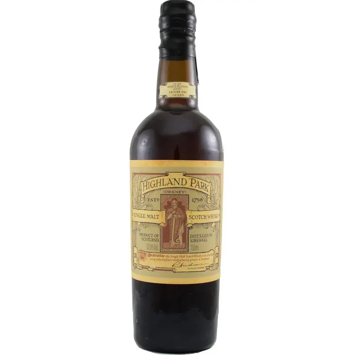 Highland Park 15 Years Old Earl Magnus Inga Saga Trilogy - Edition One