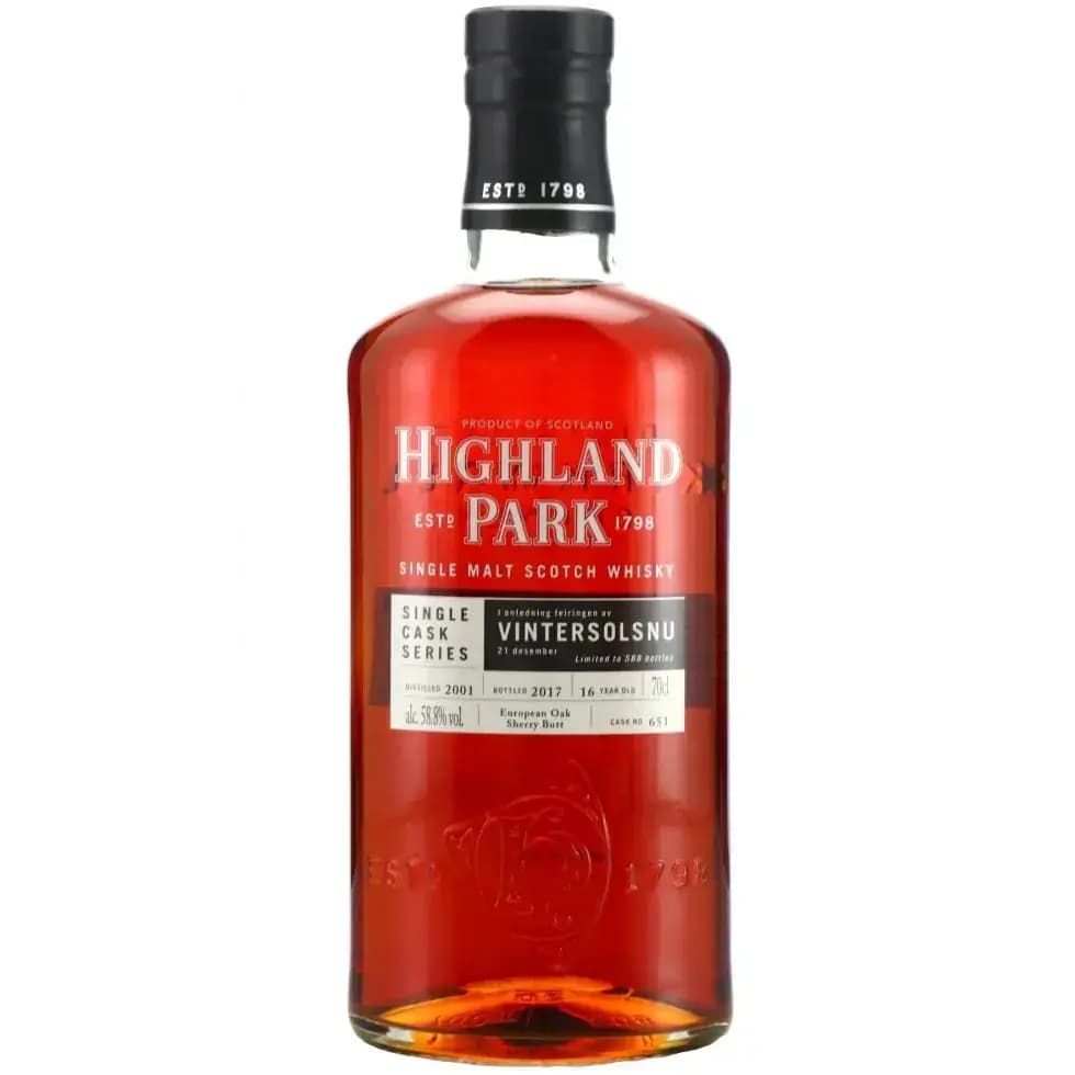 Highland Park 16 Years Old 2001 Single Cask Series Nr.651