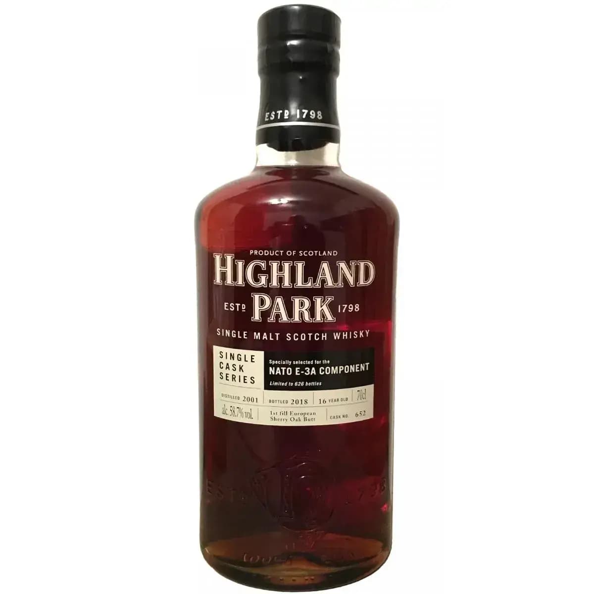 Highland Park 16 Years Old 2001 Single Cask Series Nr.652