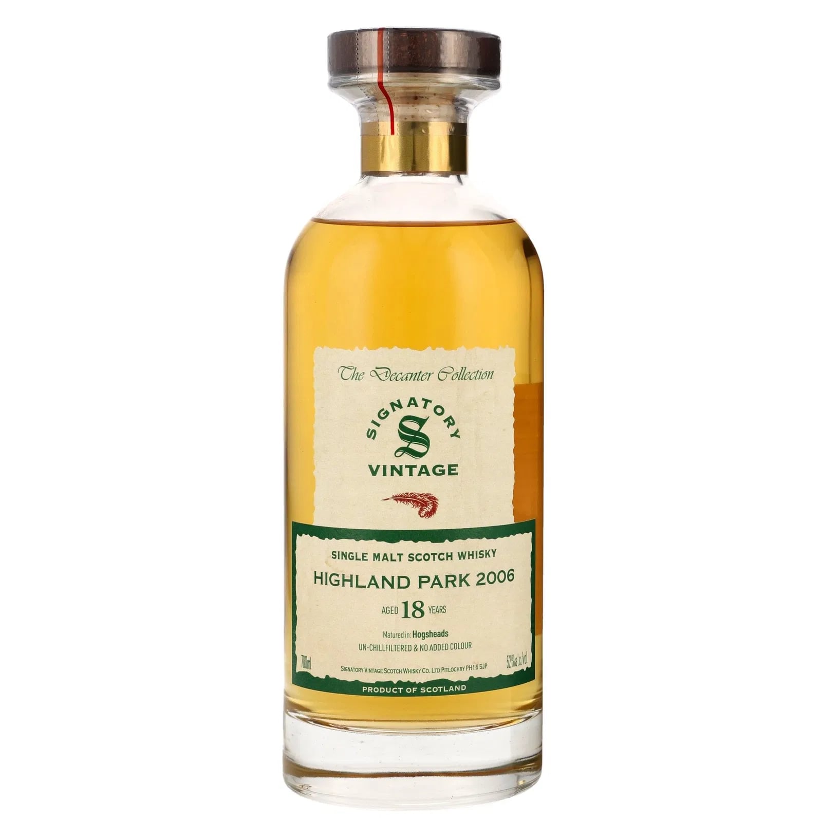 Highland Park 18 Years Old 2006
Ibisco Decanter
Signatory Vintage