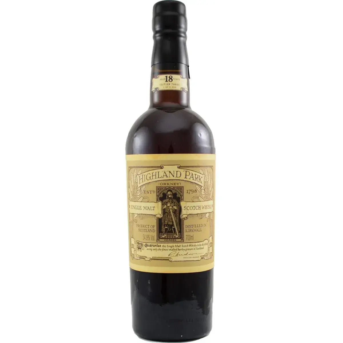 Highland Park 18 Years Old Earl Haakon Inga Saga Trilogy - Edition Three