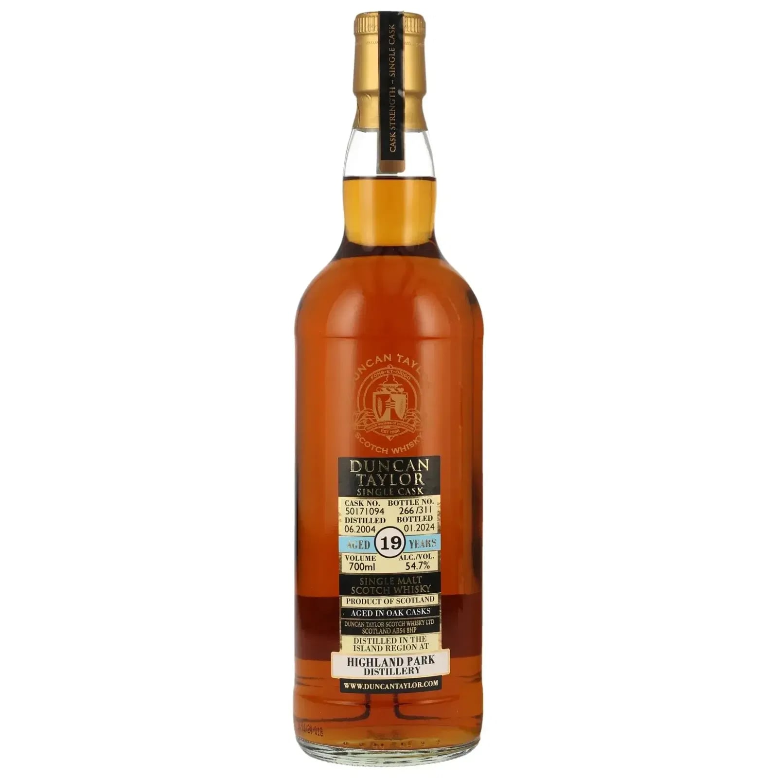 Highland Park 19 Years Old 2004 Single Cask Duncan Taylor 50171094