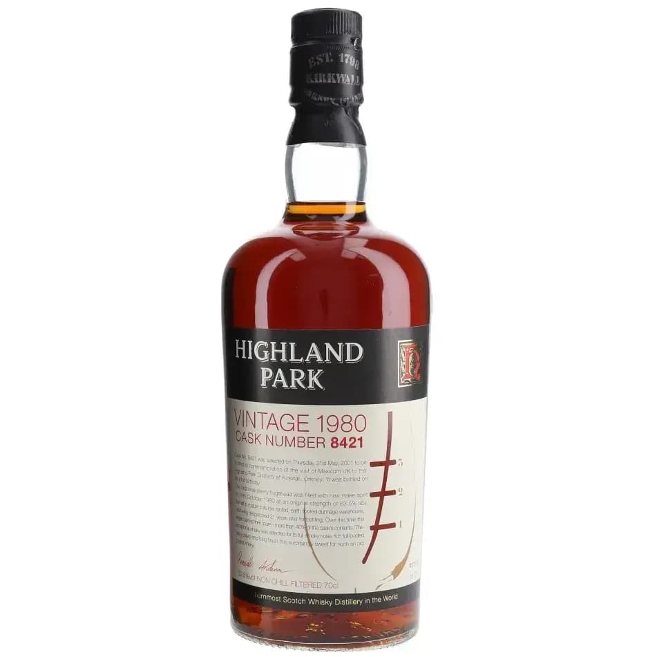 Highland Park 21 Years Old 1980 Vintage Cask Nr.8421