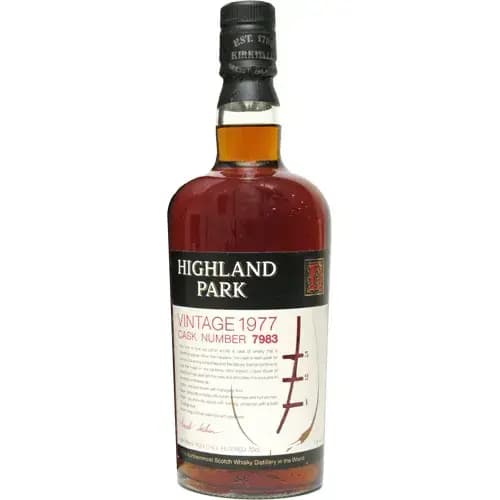 Highland Park 26 Years Old 1977 Vintage Cask Nr.7983