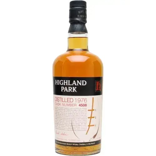 Highland Park 27 Years Old 1976 Vintage Cask Nr.4508