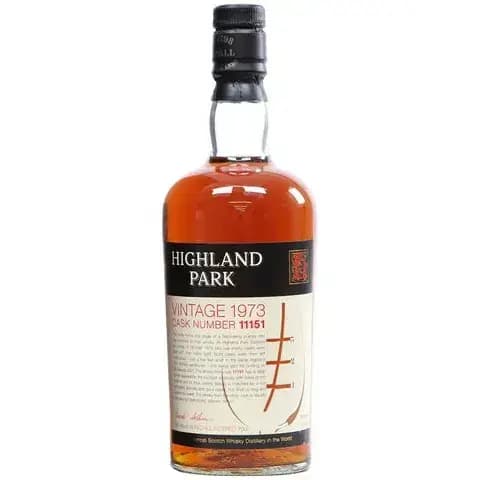 Highland Park 28 Years Old 1973 Vintage Cask Nr.11151