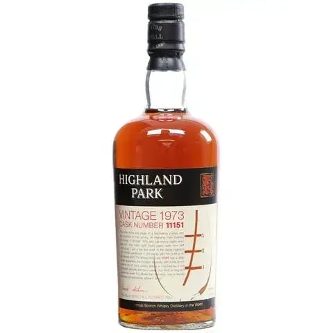Highland Park 28 Years Old 1973 Vintage Cask Nr.11151