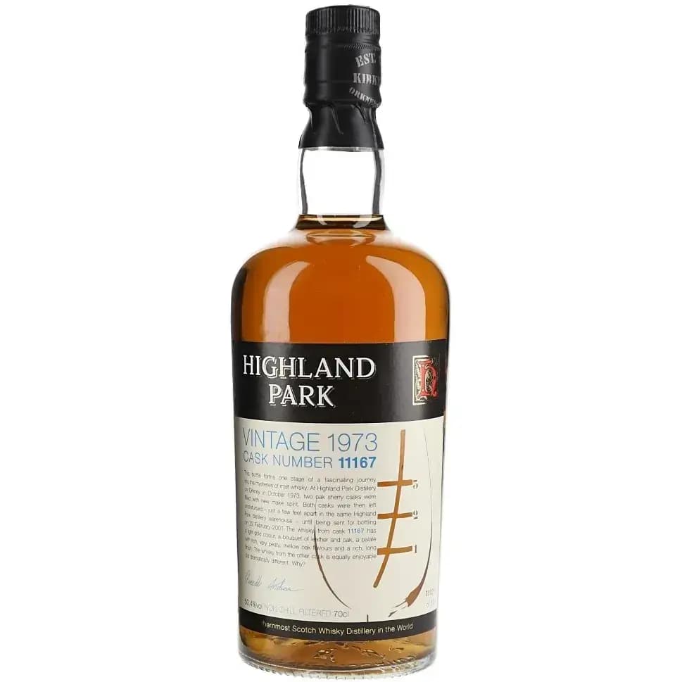 Highland Park 28 Years Old 1973 Vintage Cask Nr.11167