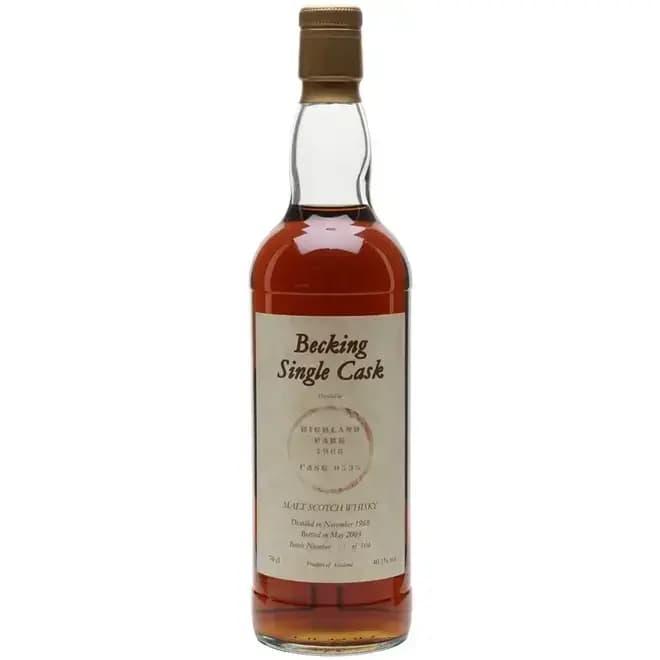 Highland Park 34 Years Old 1968 Duncan Taylor Becking Single Cask 9535