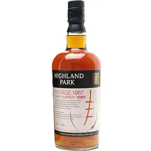 Highland Park 36 Years Old 1967 Vintage Cask Nr.10252