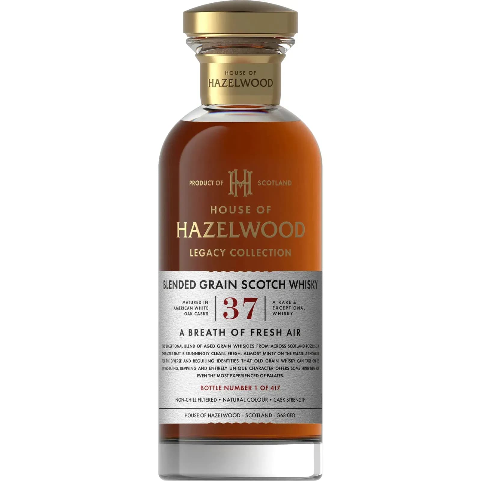 House of Hazelwood 37 Years Old Legacy Collection - A Breath of Fresh Air