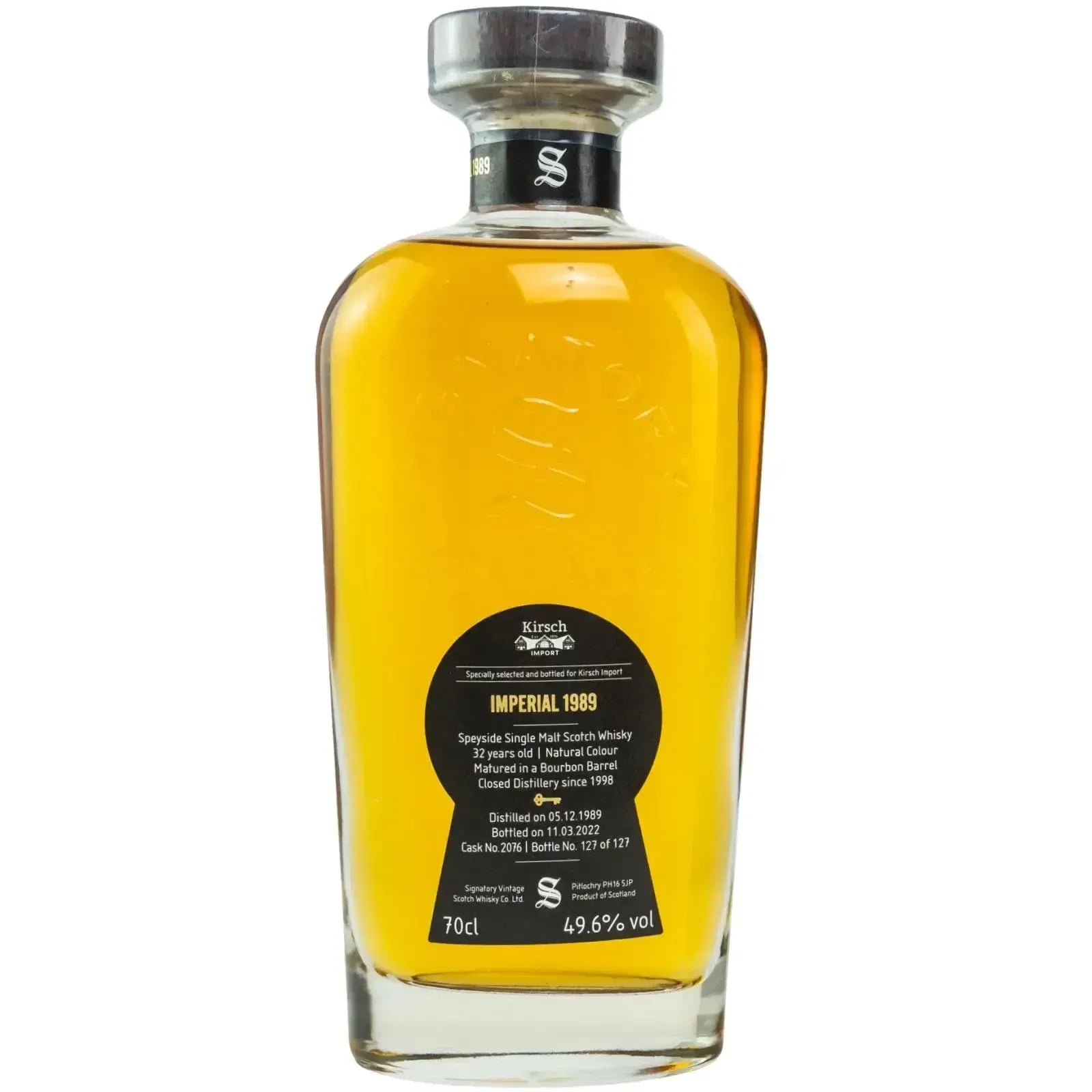 Imperial 32 Years Old 1989 Cask Strength Collection Singatory Vintage 2076