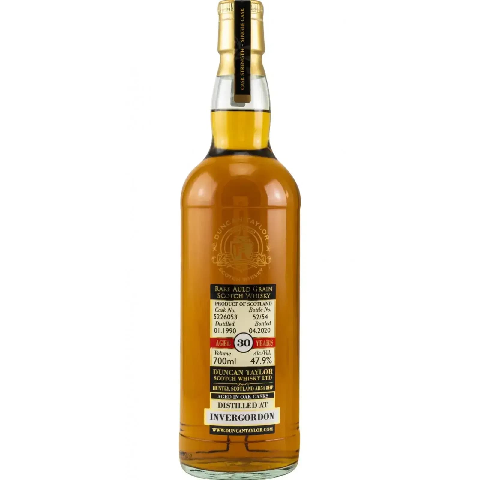 Invergordon 30 Years Old 1990 Rare Auld Grain Duncan Taylor 5226053