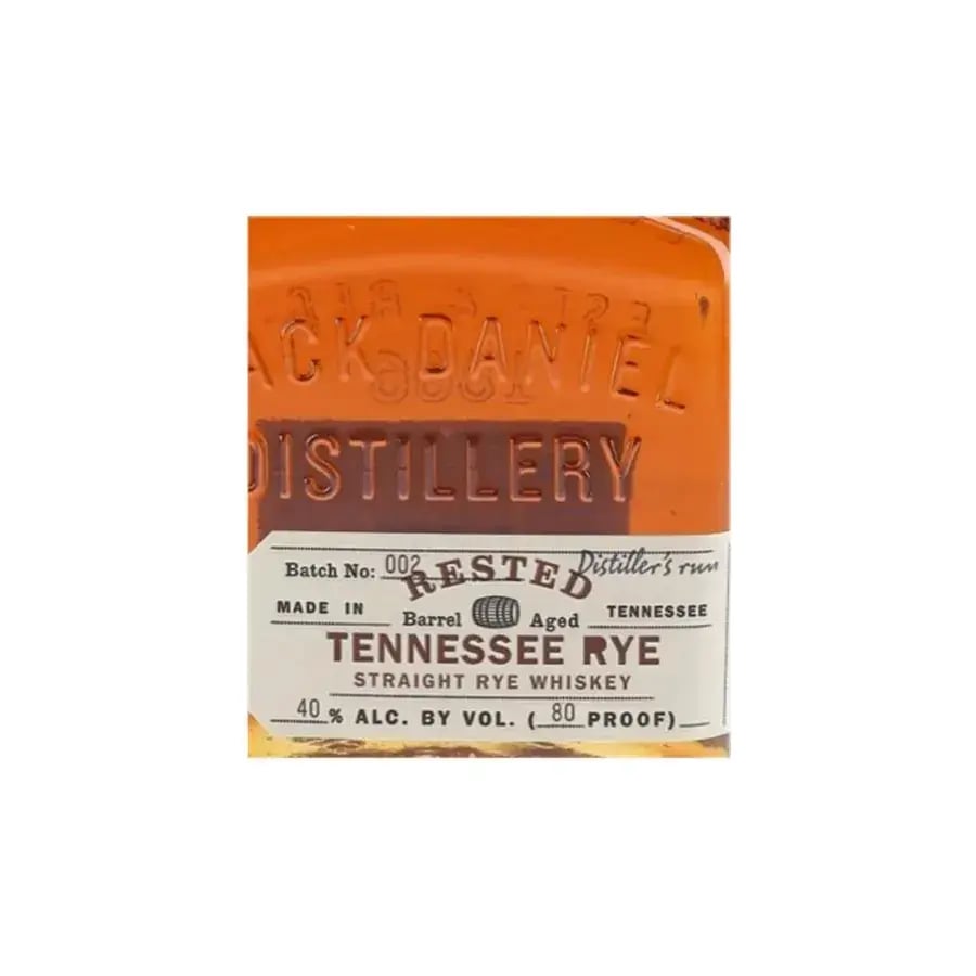 Jack Daniel's Rested Tennessee Rye Batch 2