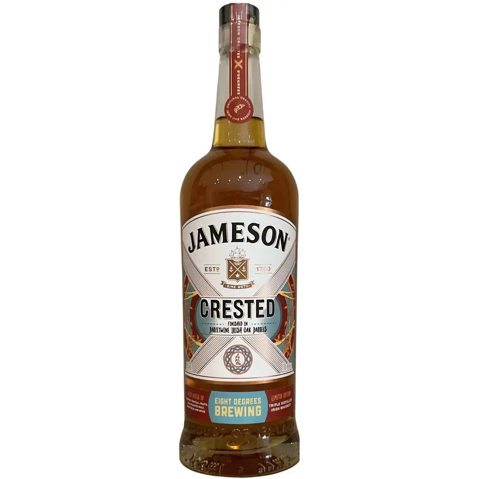 Jameson Crested Original Gravity Barleywine X Eight Degrees Brewing Limited Edition