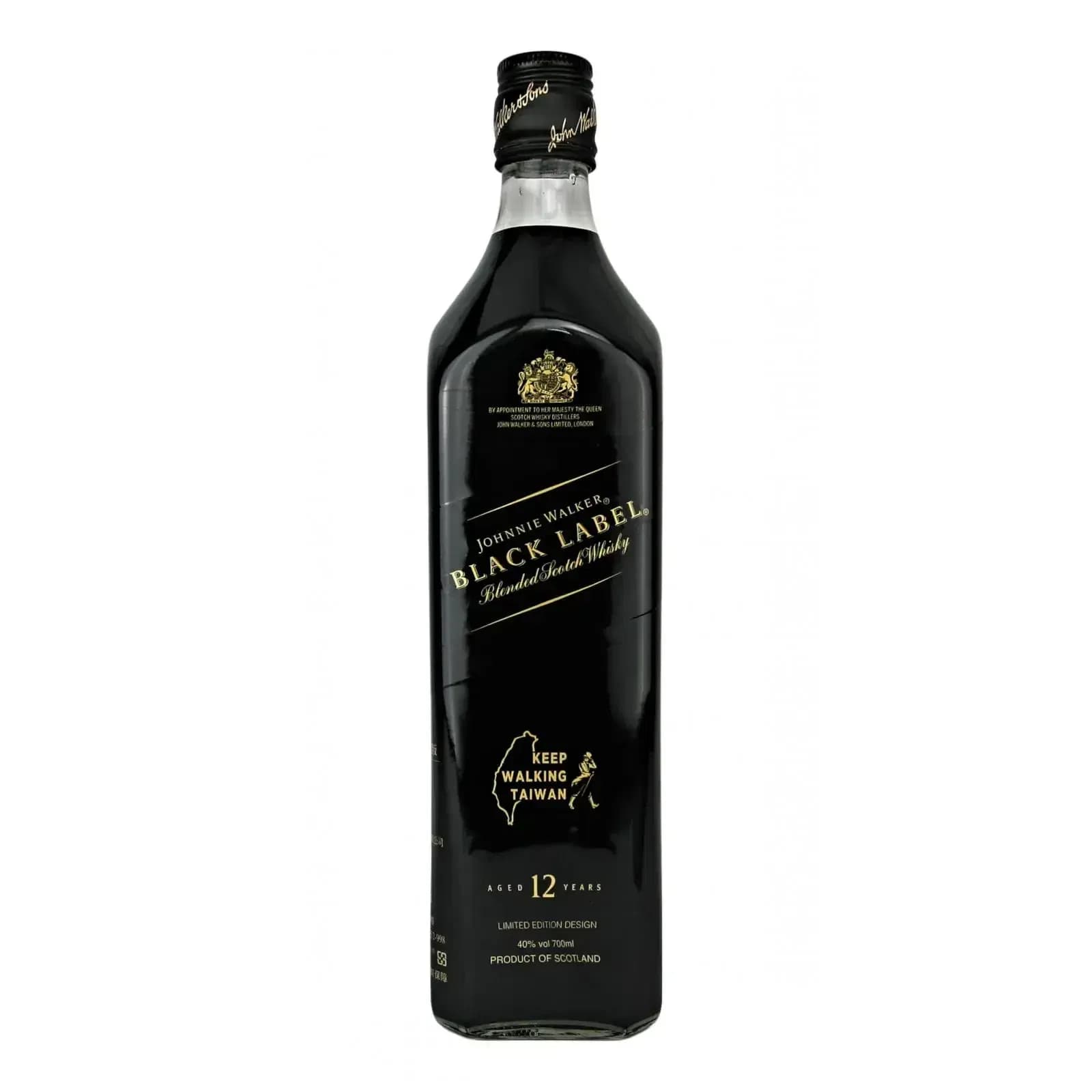Johnnie Walker 12 Years Old Black Keep Walking Taiwan Limited Edition Design