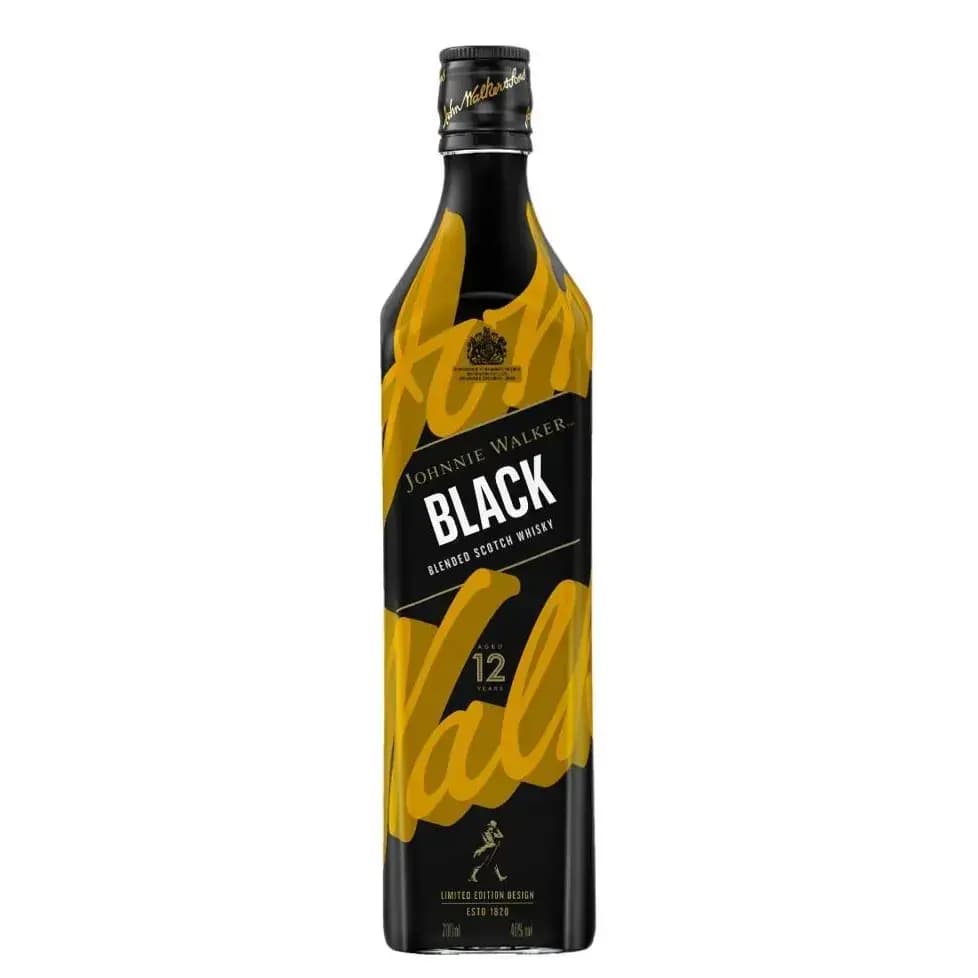 Johnnie Walker 12 Years Old Black Limited Design Edition