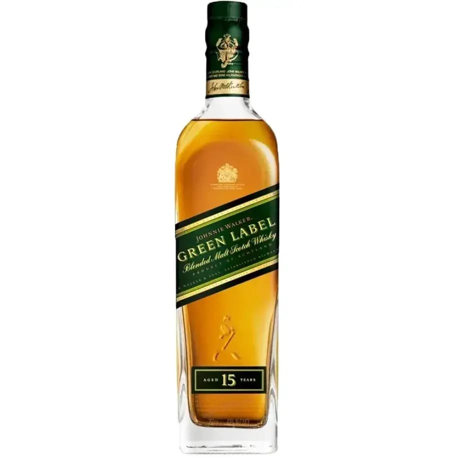 Johnnie Walker 15 Years Old Green Label (Old Pipe)