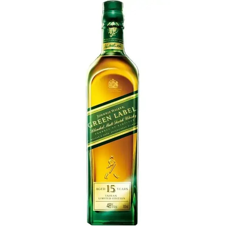 Johnnie Walker 15 Years Old Green Label Taiwan Limited Edition