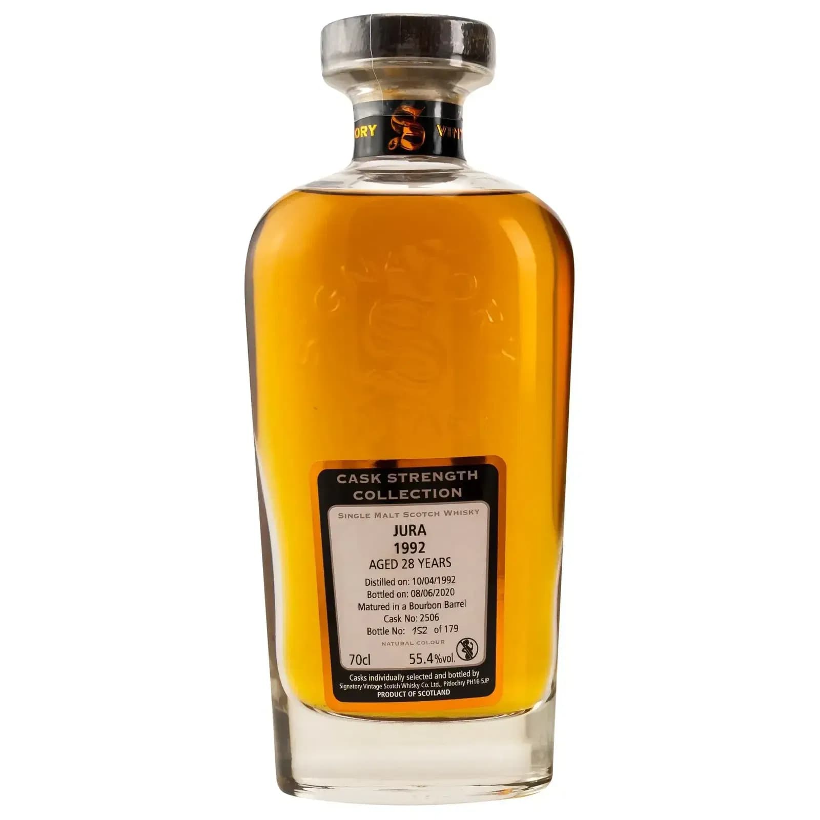 Jura 28 Years Old 1992 Cask Strength Collection Signatory Vintage 2506