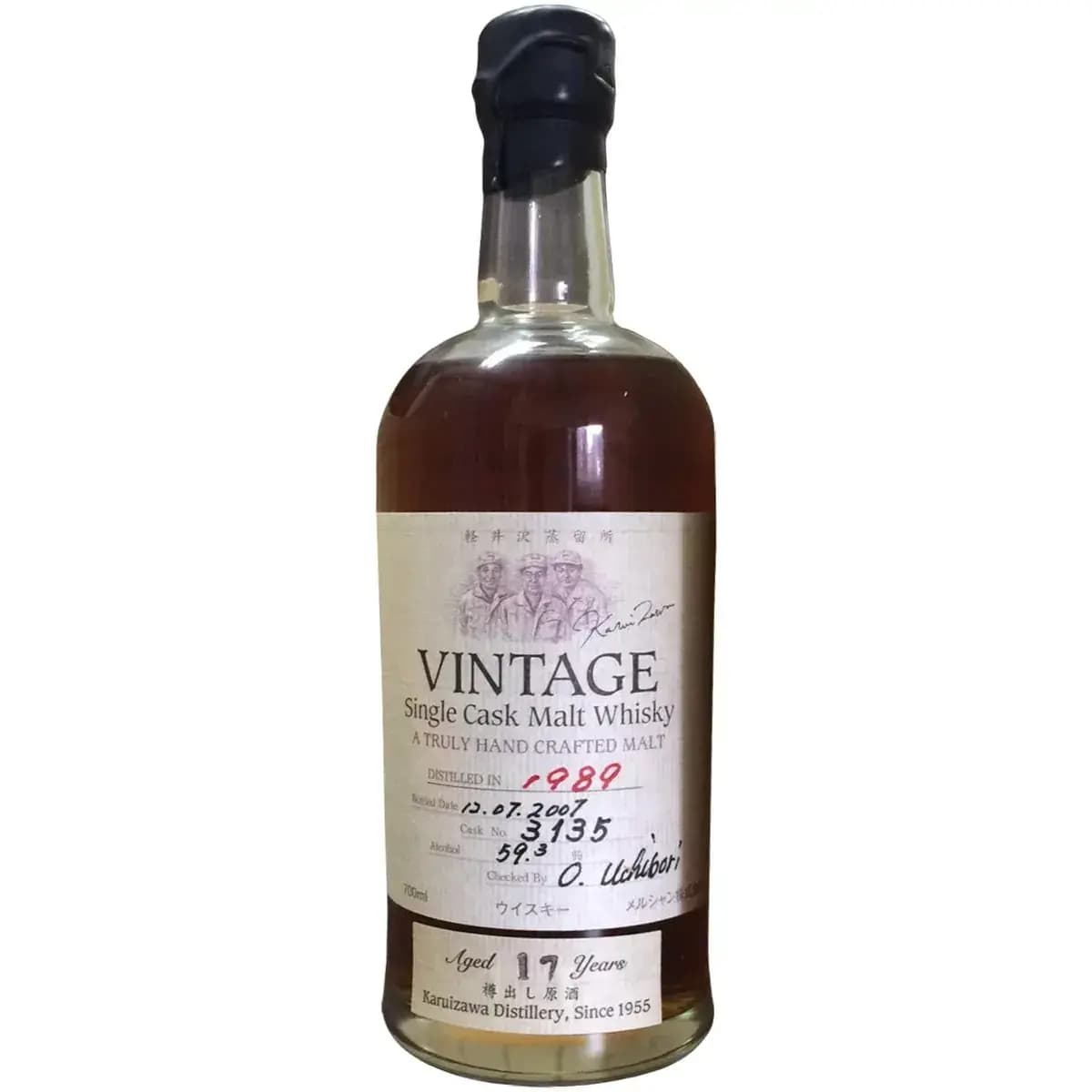 Karuizawa 17 Years Old 1989 Vintage - Single Cask Malt Whisky Nr.3135