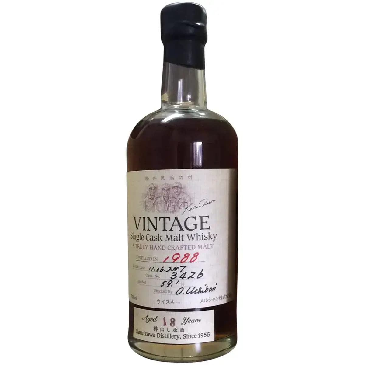 Karuizawa 18 Years Old 1988 Vintage - Single Cask Malt Whisky Nr.3426