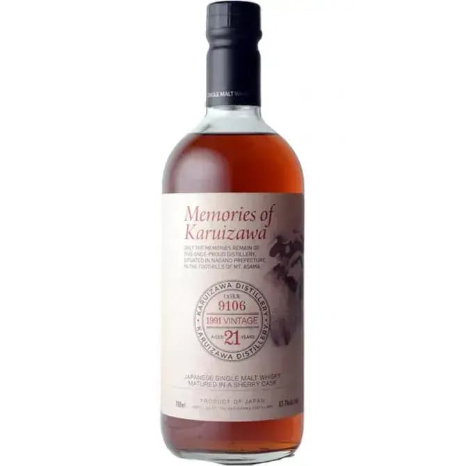 Karuizawa 21 Years Old 1991 Memories Of Karuizawa Cask Nr.9106