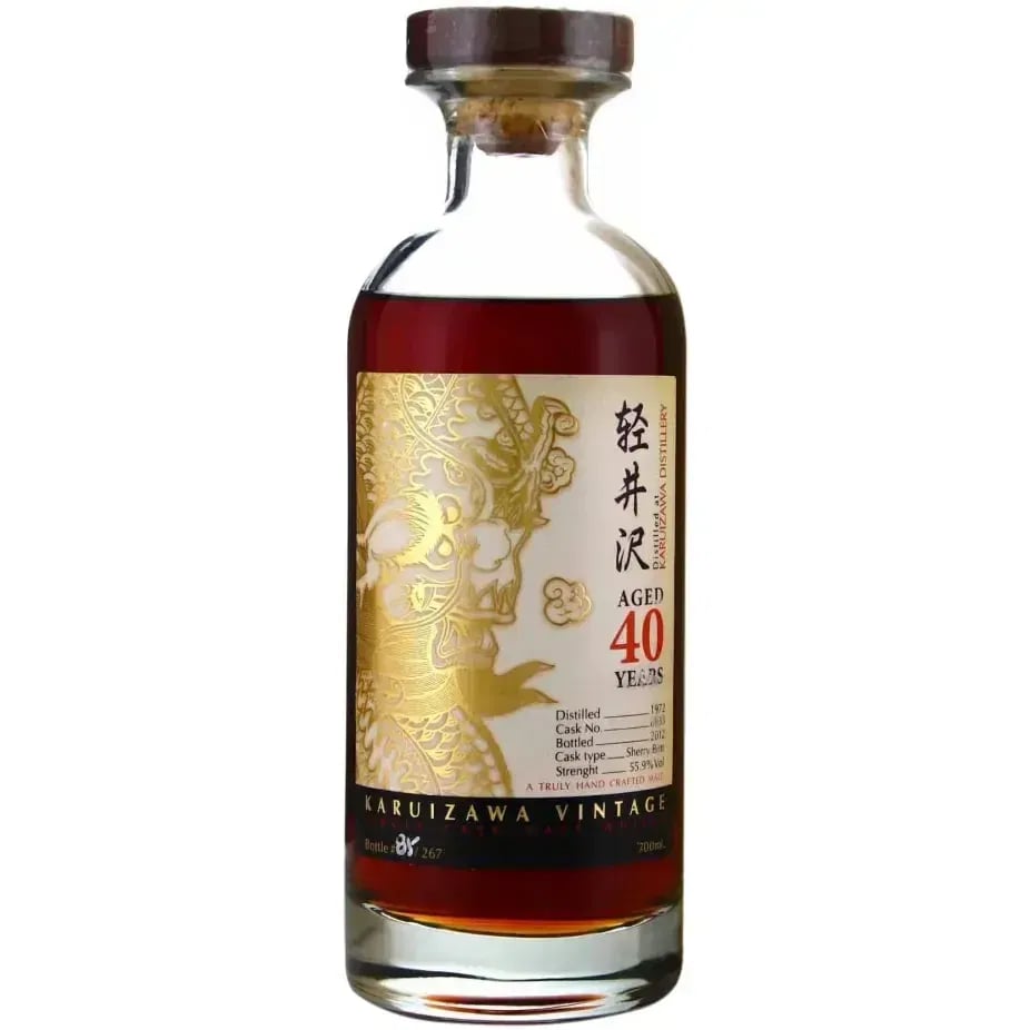 Karuizawa 40 Years Old 1972 Gold Dragon Cask Nr.8833