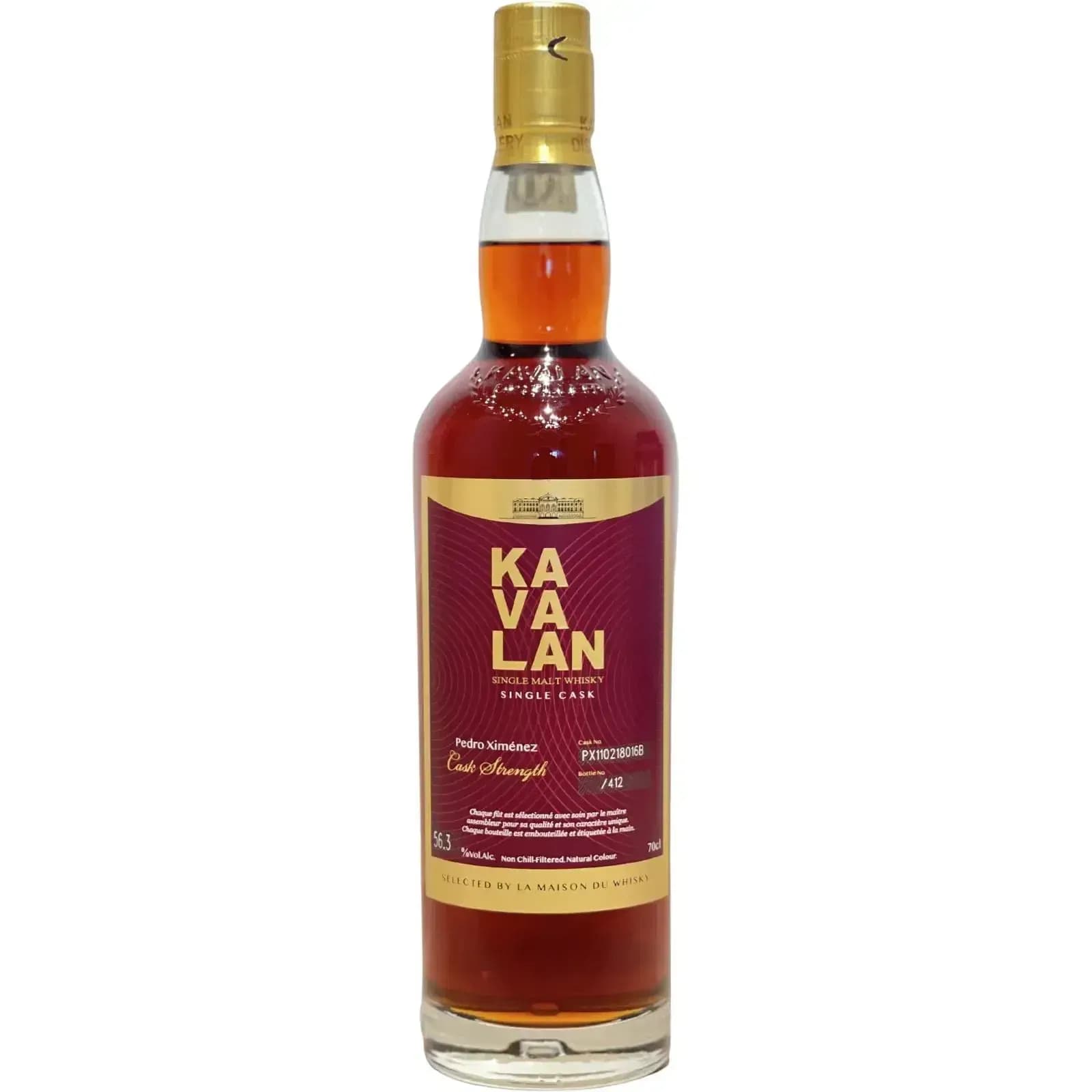 Kavalan 2011 Selection Pedro Ximenez Cask Nr.PX110218016B LMDW Limited Editionä