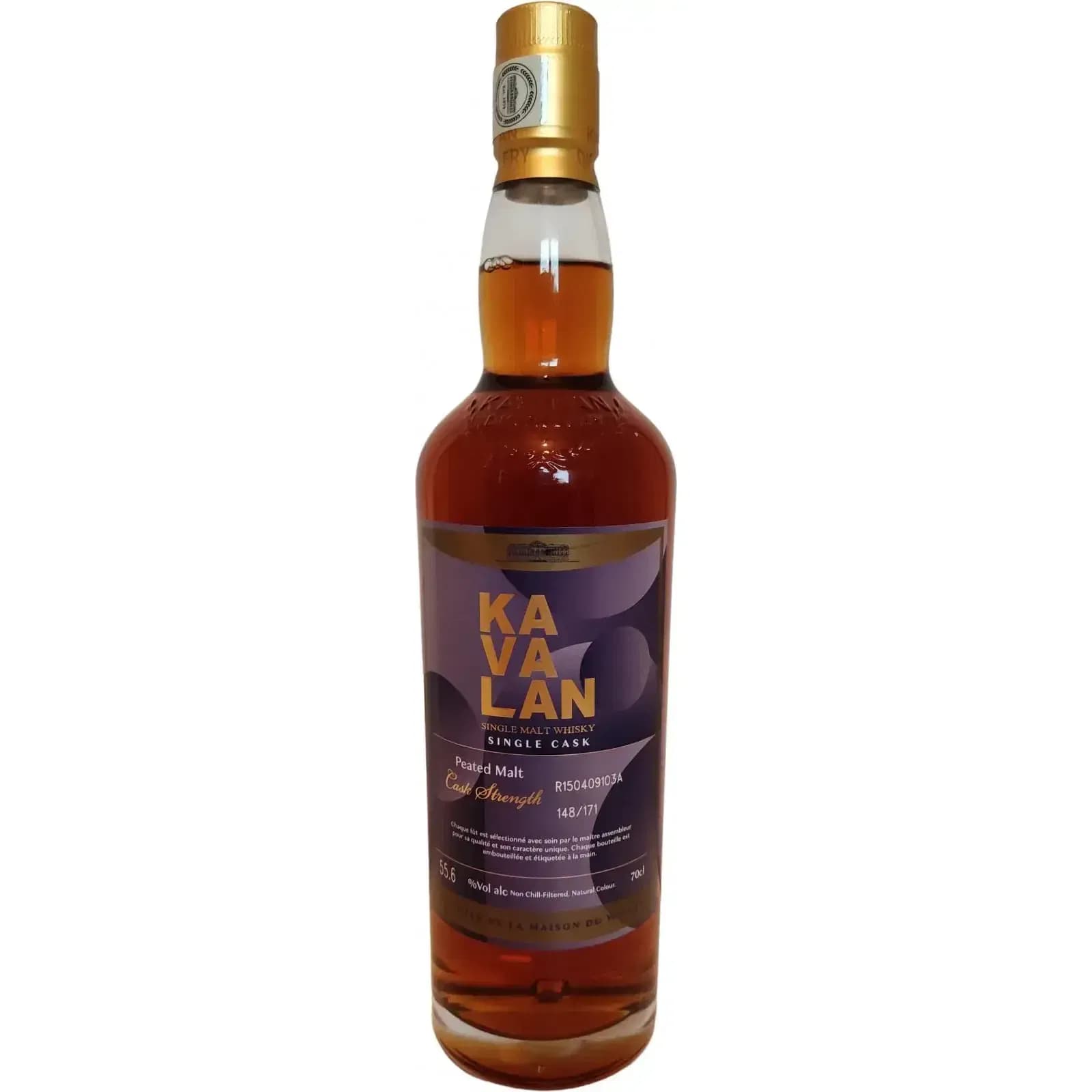 Kavalan Selection Peated Malt Cask Strength Cask Nr.R150409103A LMDW Limited Edition