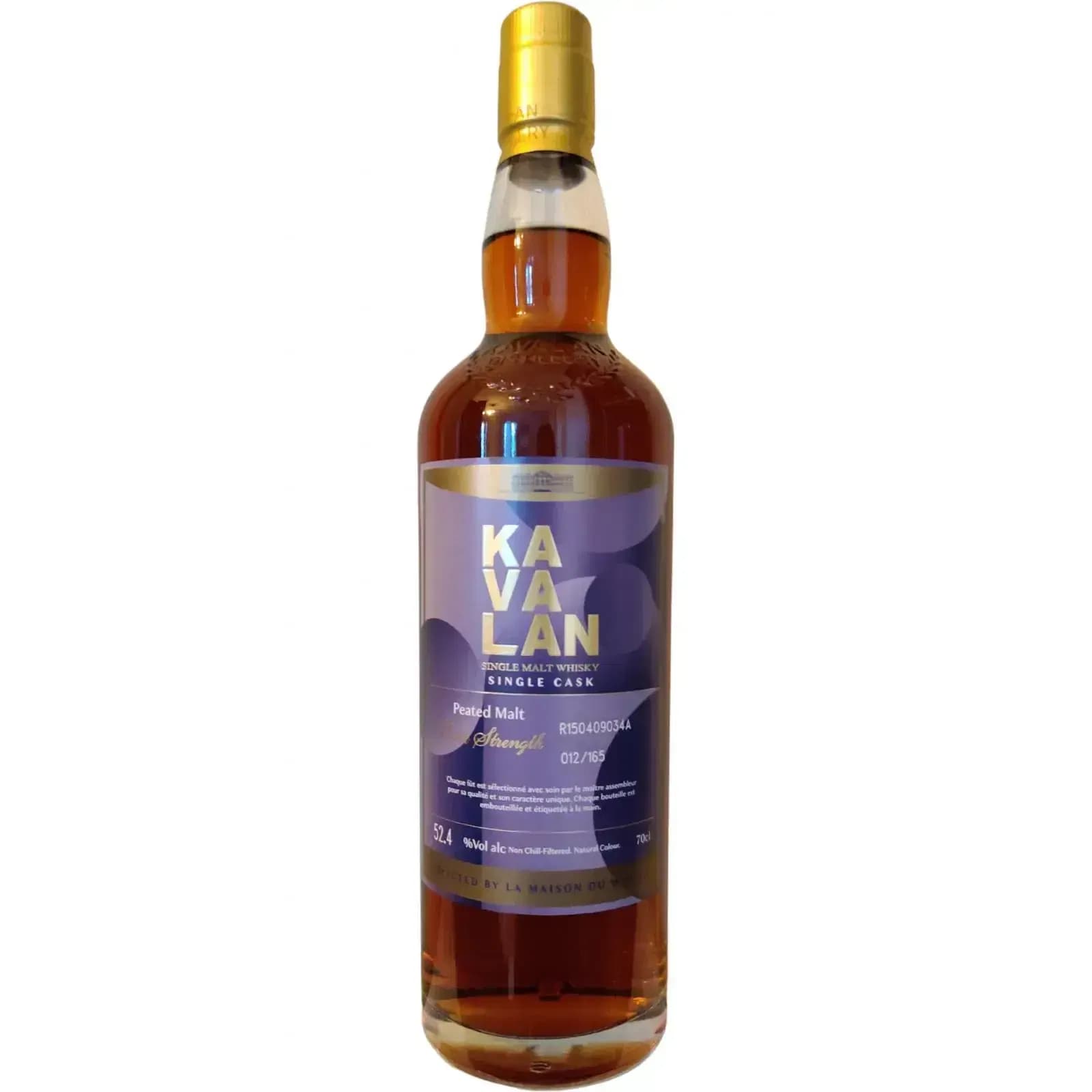 Kavalan Selection Peated Malt Cask Strength Cask Nr.R150409034A LMDW Limited Edition