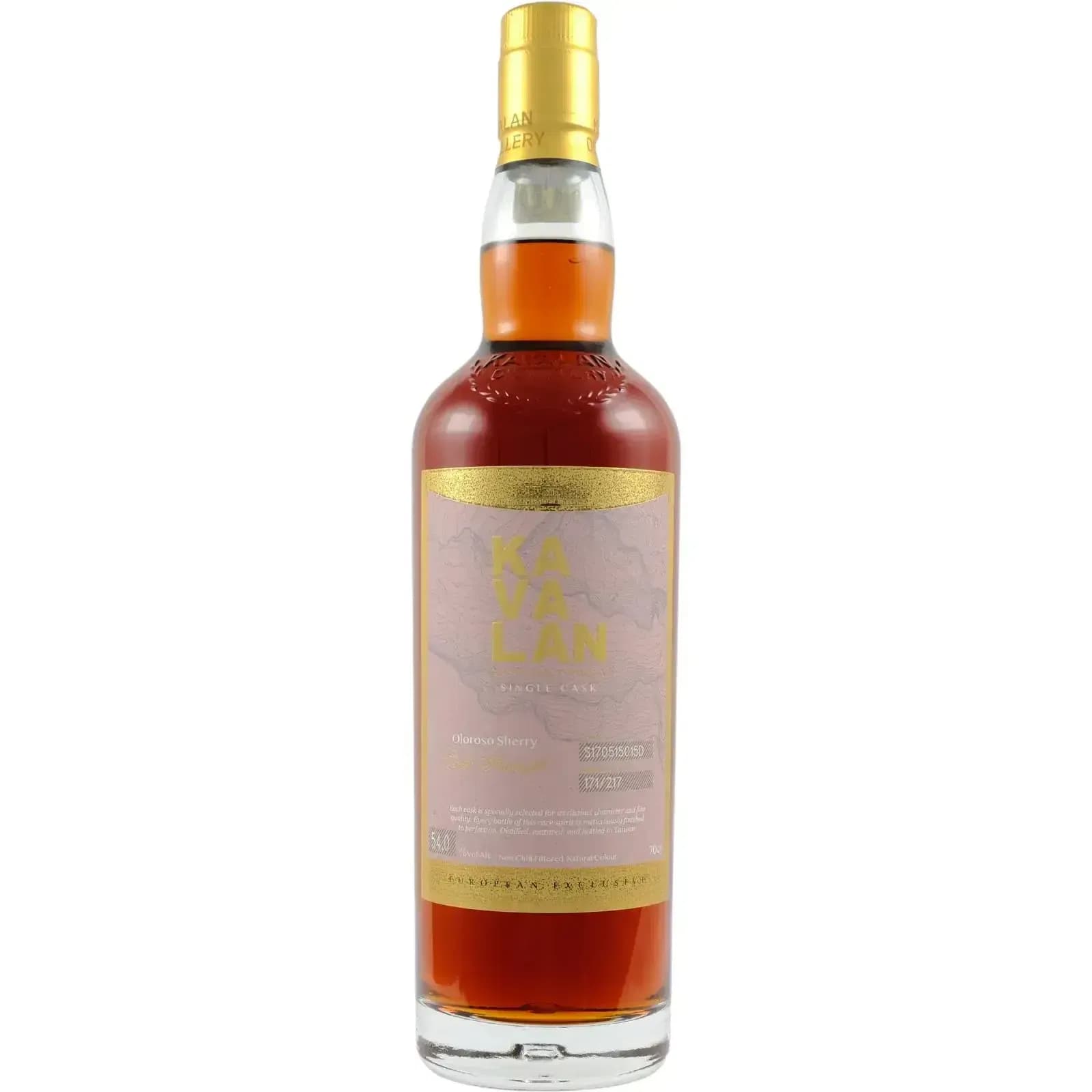 Kavalan Selection Oloroso Sherry Cask Nr.S170515015D