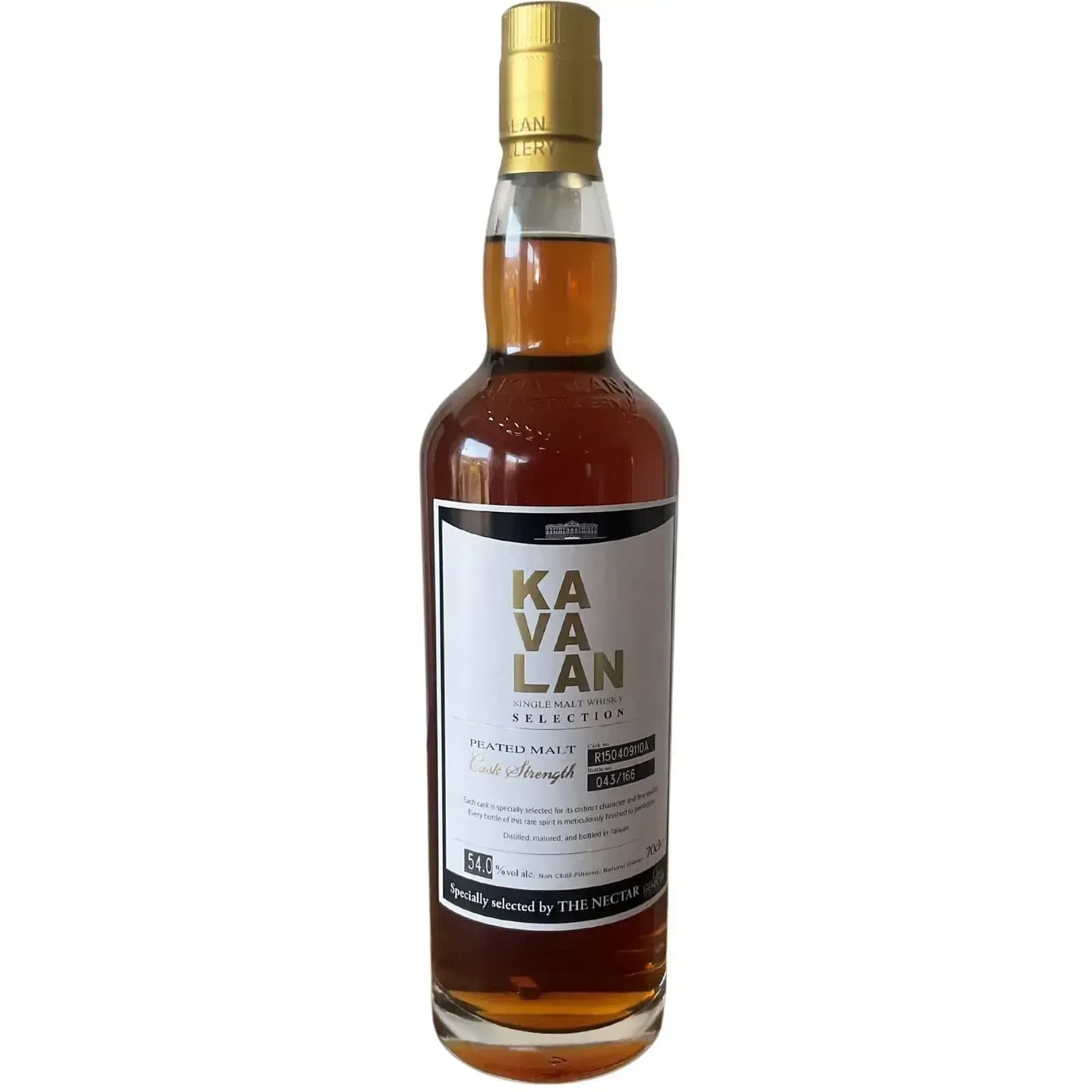 Kavalan Selection Peated Malt Cask Nr.R150409110A