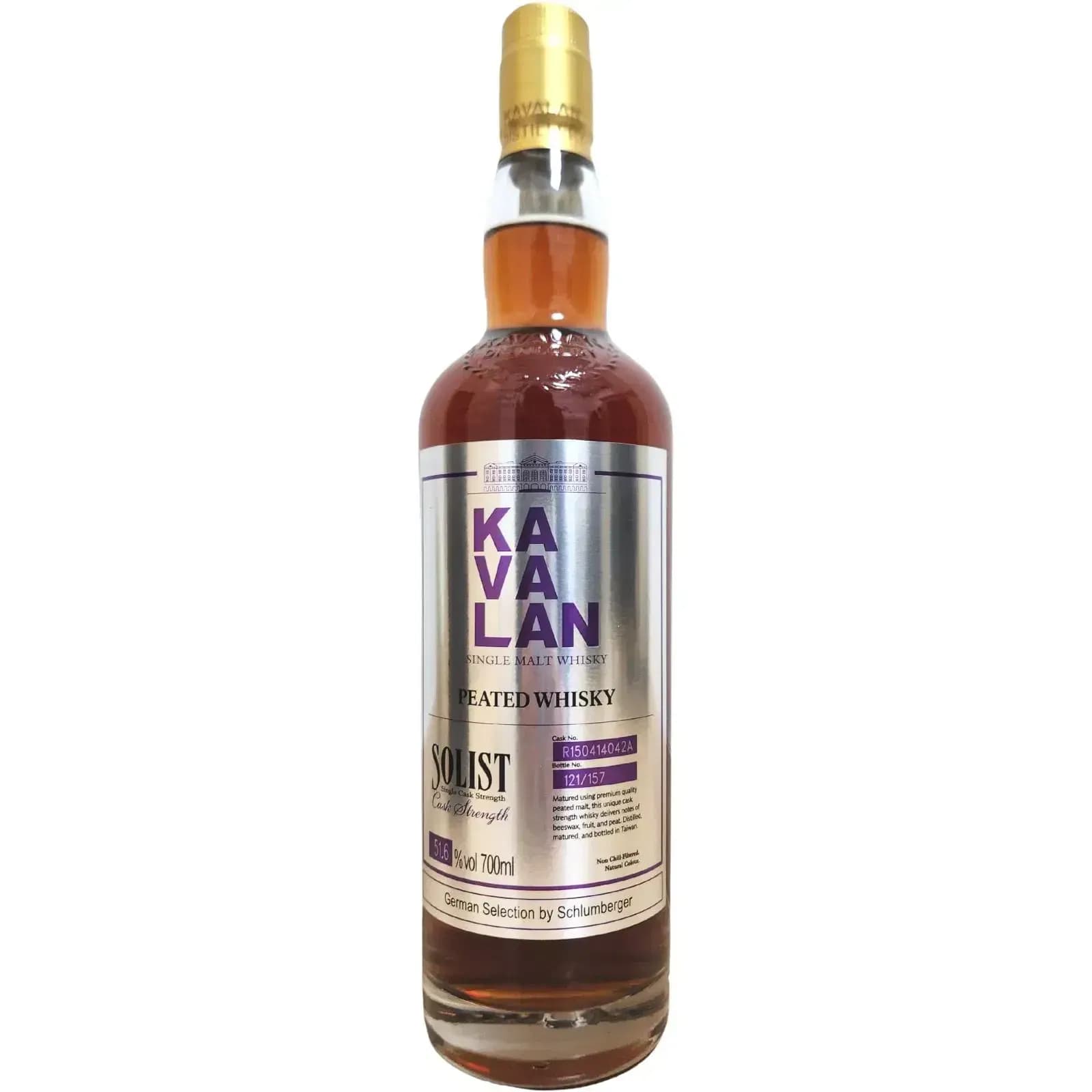 Kavalan Solist Peated Whisky Cask Nr.R150414042A