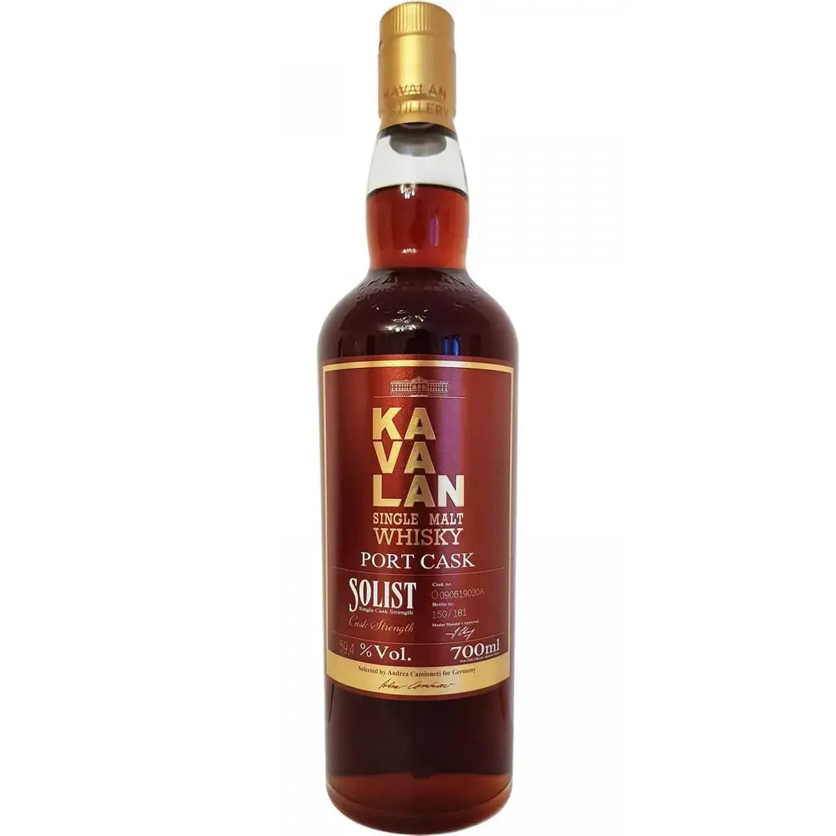 Kavalan Solist Port Cask Nr.O090619020A
