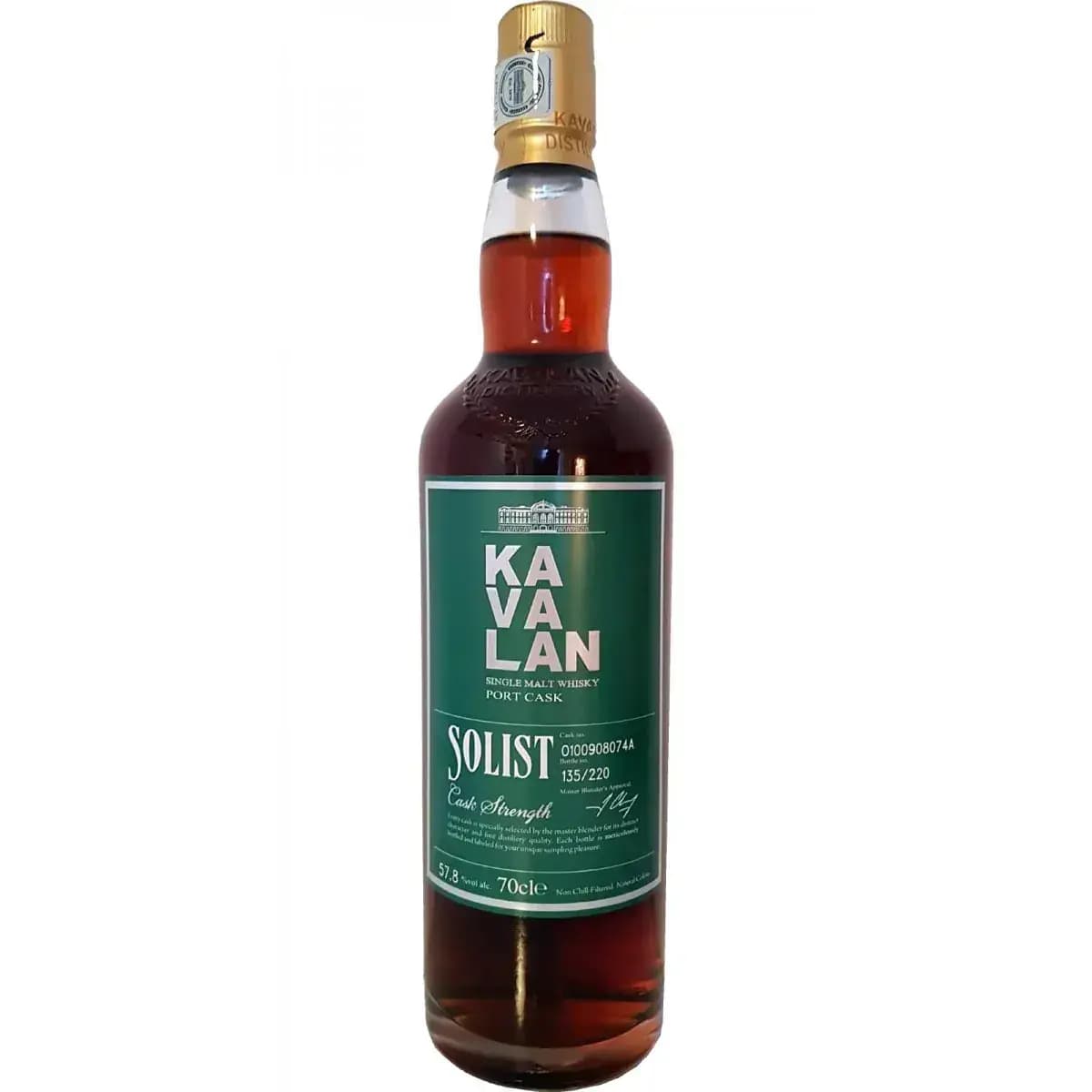 Kavalan Solist Port Cask Nr.O100908074A