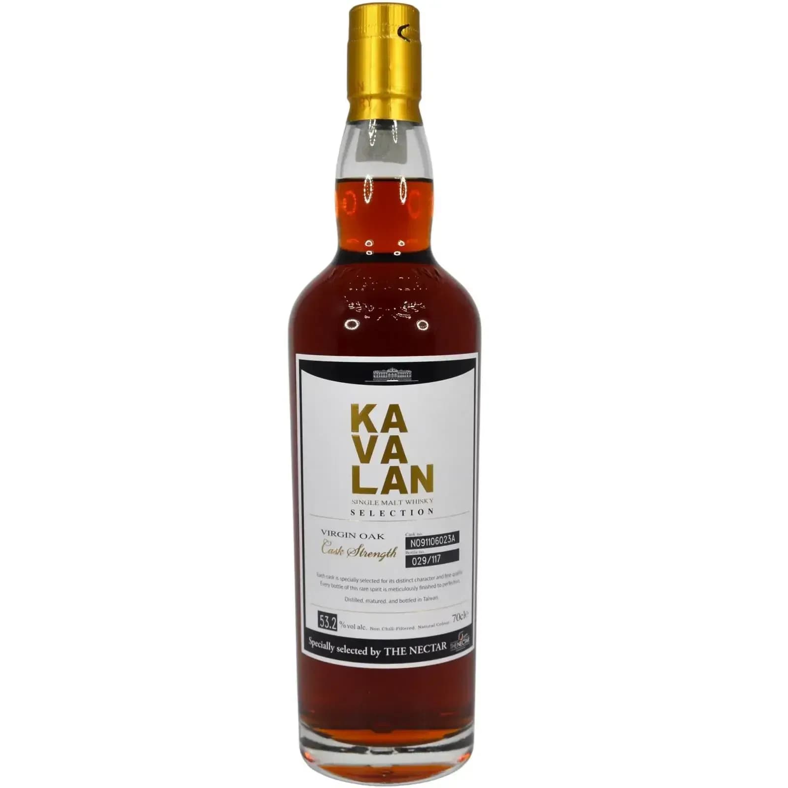 Kavalan Virgin Oak Cask Strength Cask Nr.N091106023A