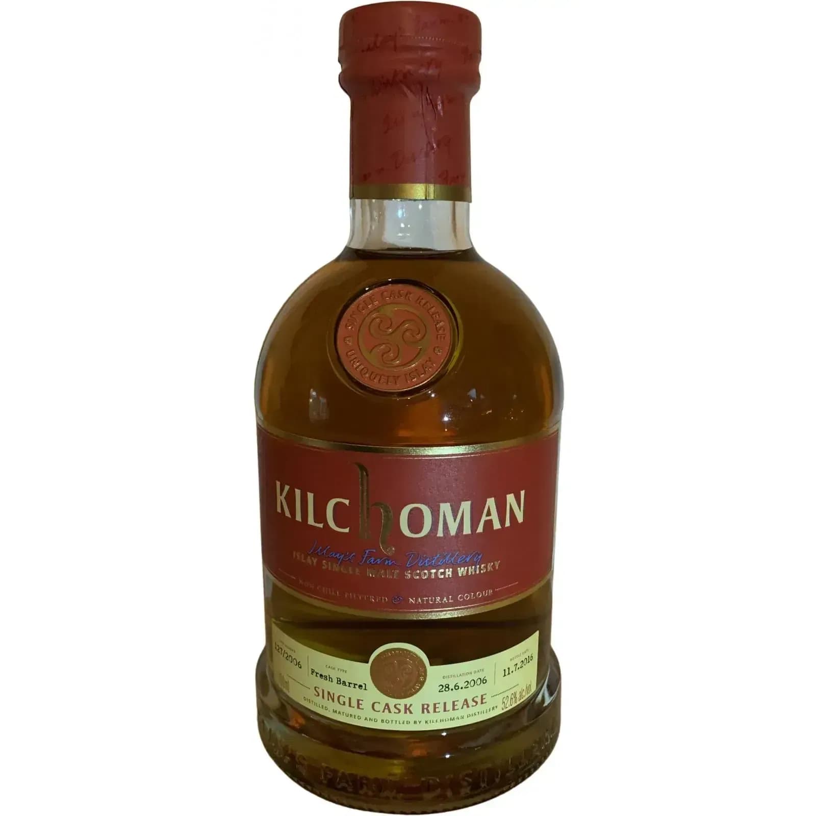 Kilchoman 10 Years Old 2006 Single Cask For Beathas Vänner Nr.127/2006
