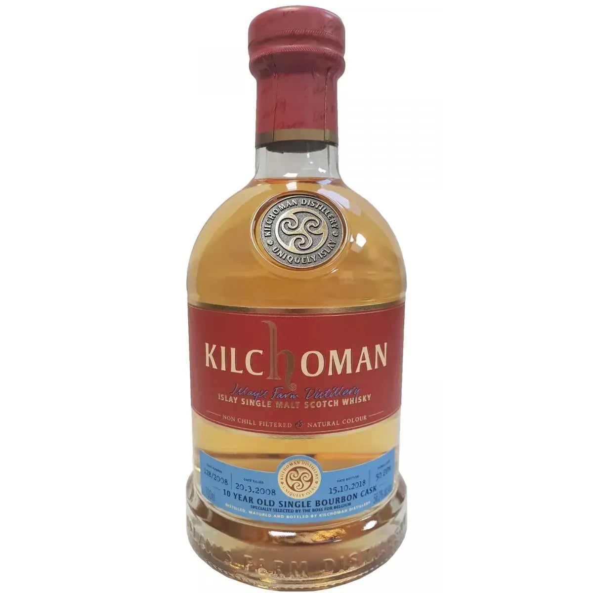 Kilchoman 10 Years Old 2008 Cask Nr.128/2008
