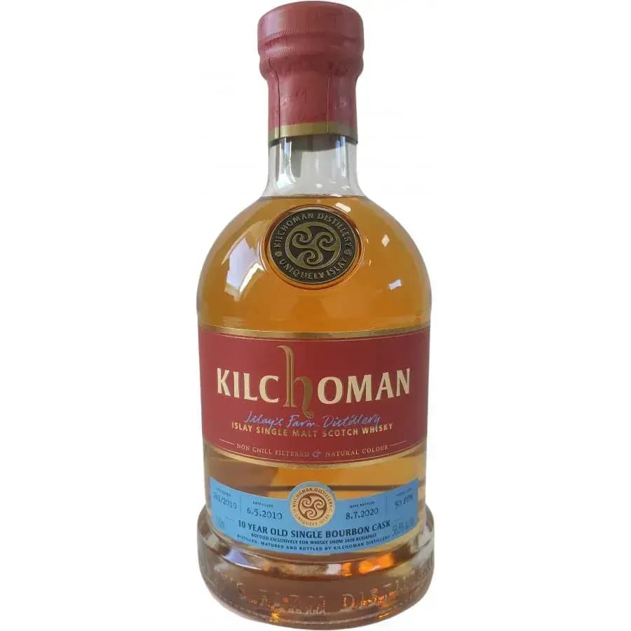 Kilchoman 10 Years Old 2010 Whisky Show 2020 Budapest Cask Nr.261/2010