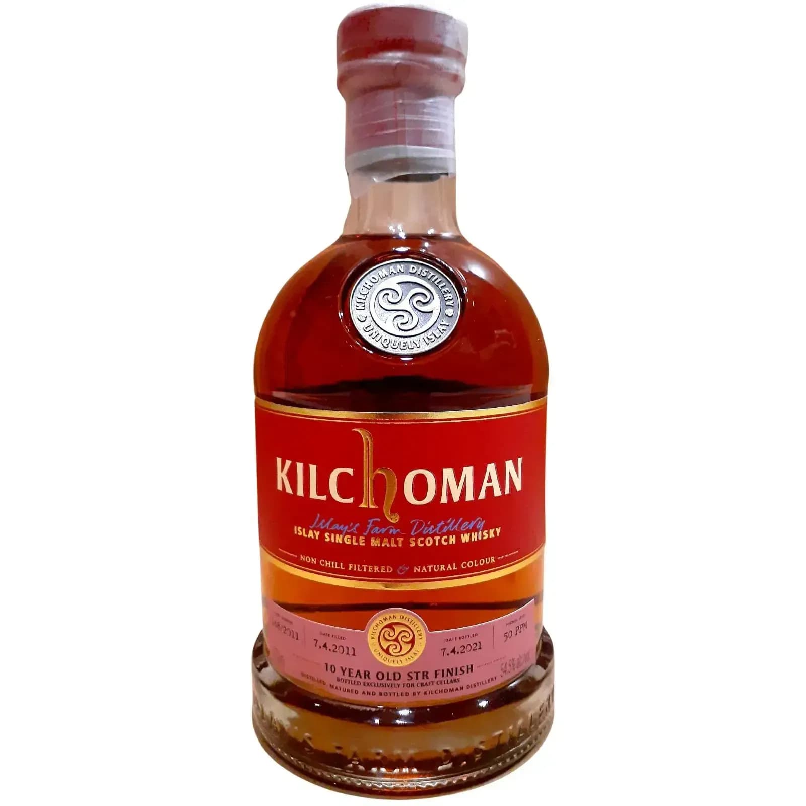 Kilchoman 10 Years Old 2011 Str Finish Single Cask Nr.168/2011
