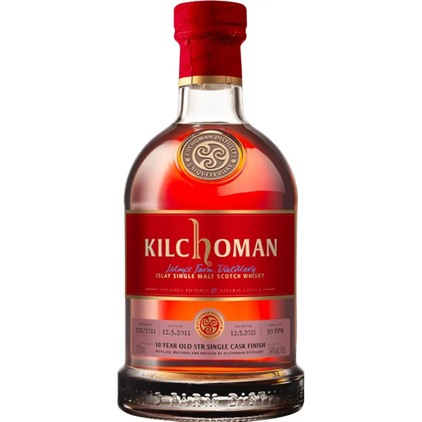 Kilchoman 10 Years Old 2011 Str Finish Single Cask Nr.232/2011