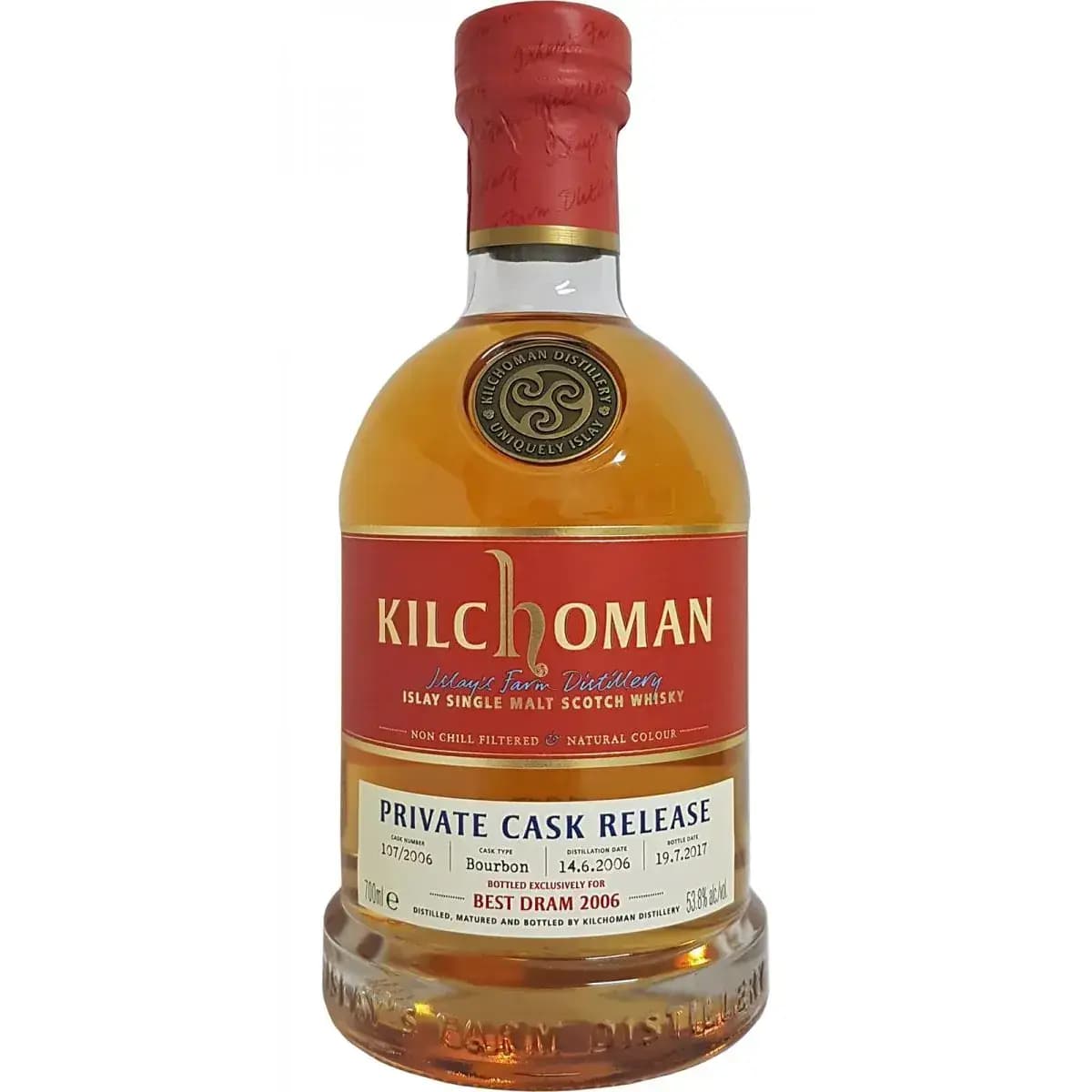 Kilchoman 11 Years Old 2006 Private Cask Release Nr.107/2006