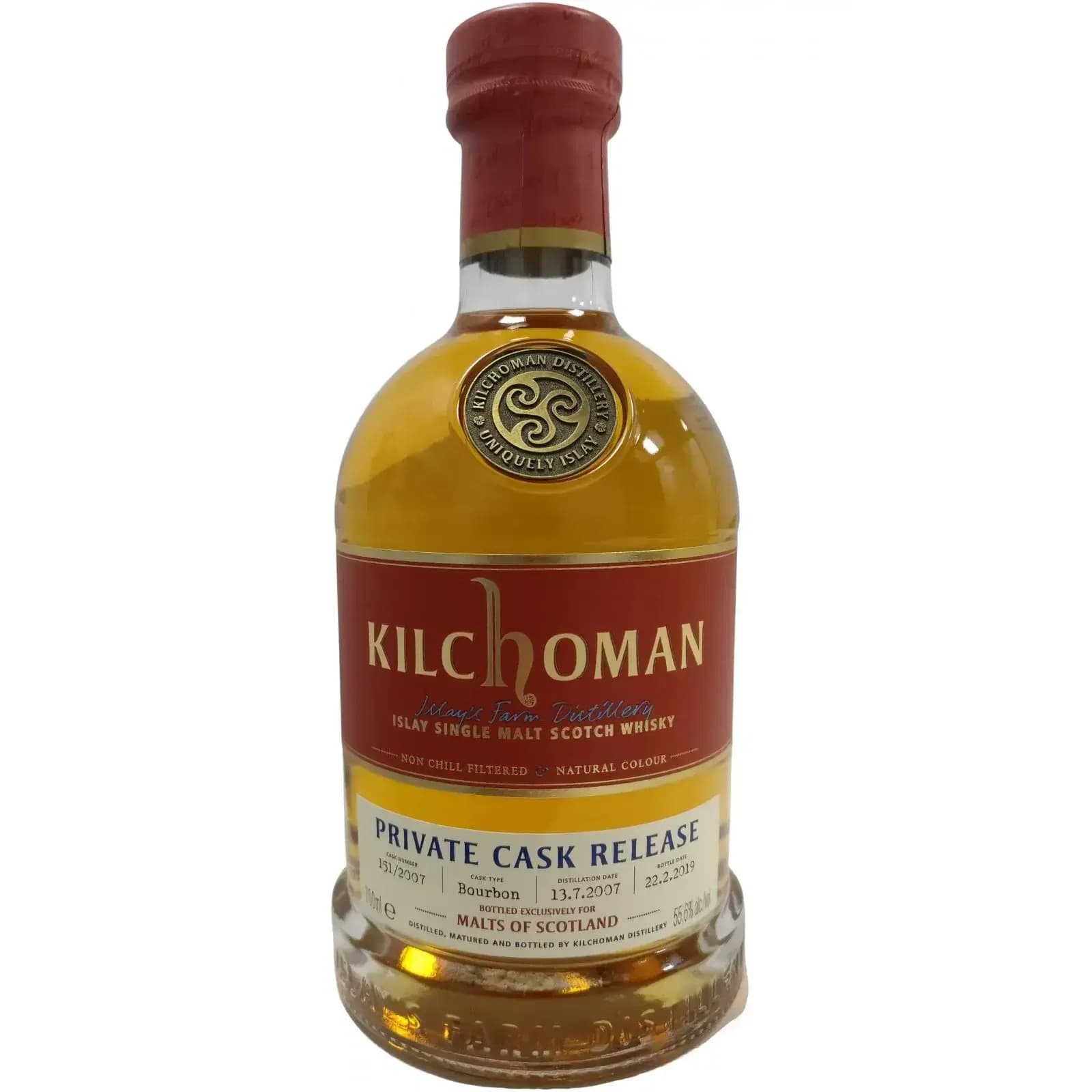 Kilchoman 11 Years Old 2007 Private Cask Release Nr.151/2007