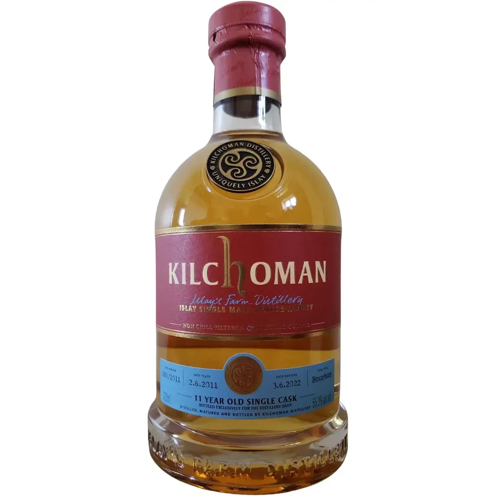 Kilchoman 11 Years Old 2011 Cask Nr.280/2011