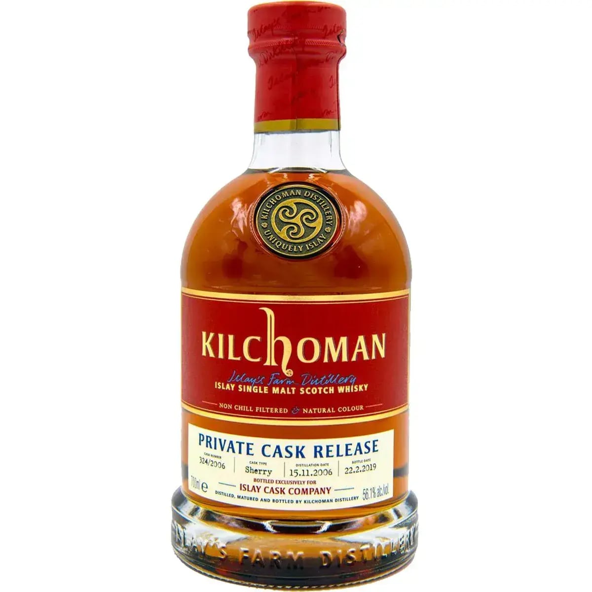 Kilchoman 12 Years Old 2006 Private Cask Release Nr.324/2006