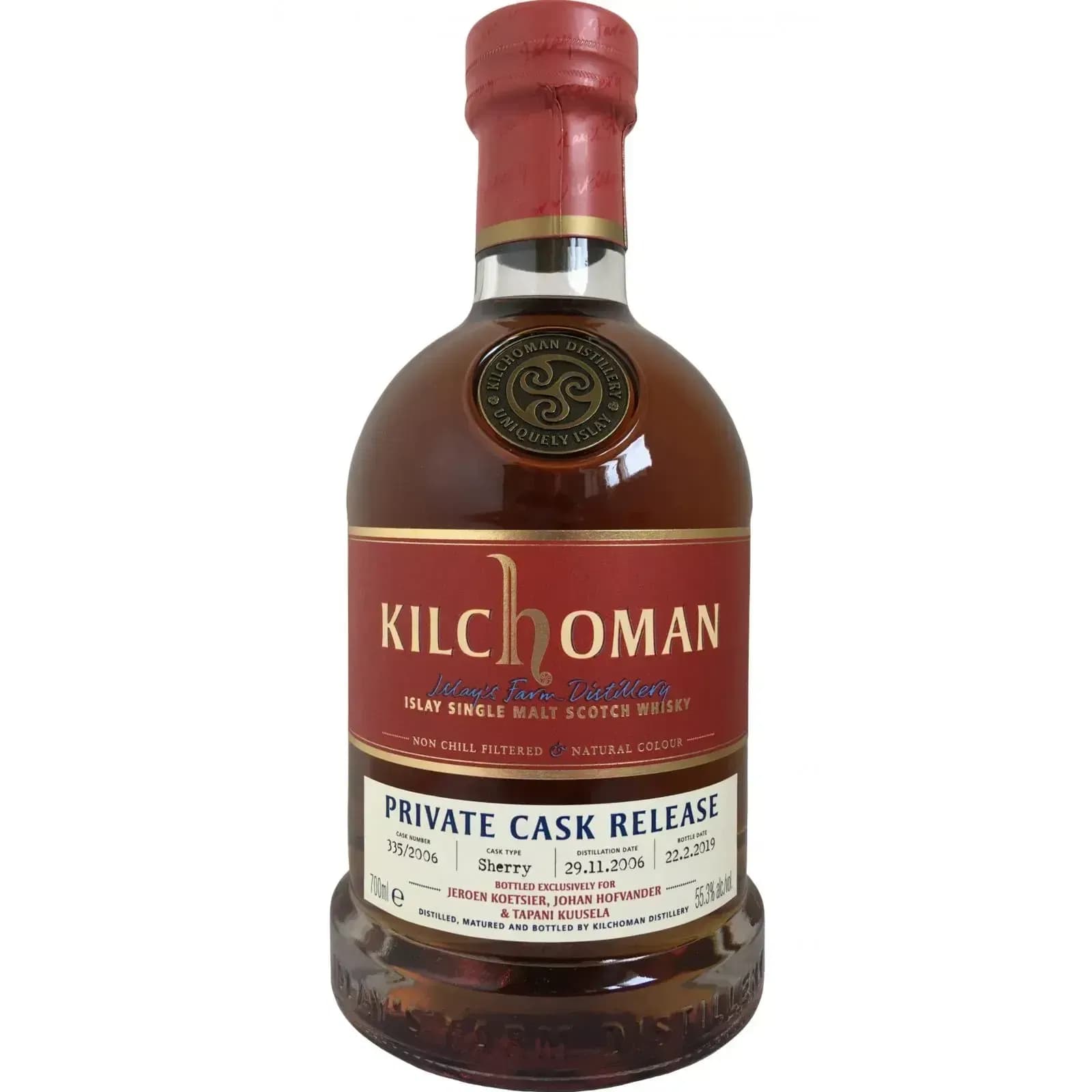 Kilchoman 12 Years Old 2006 Private Cask Release Nr.335/2006