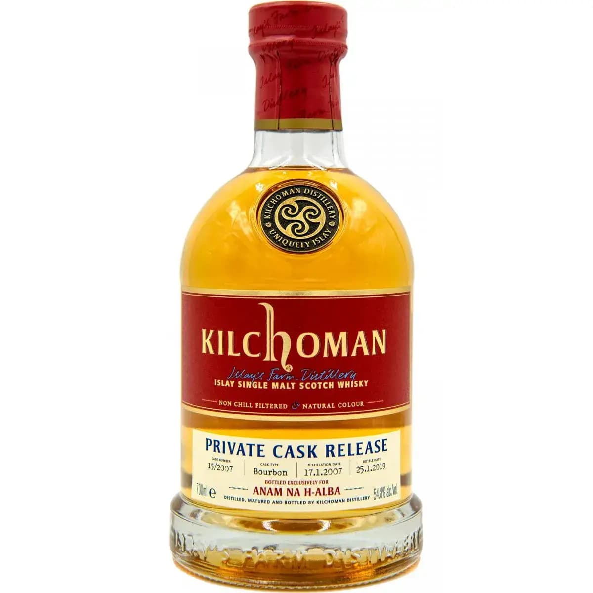 Kilchoman 12 Years Old 2007 Private Cask Release Nr.15/2007