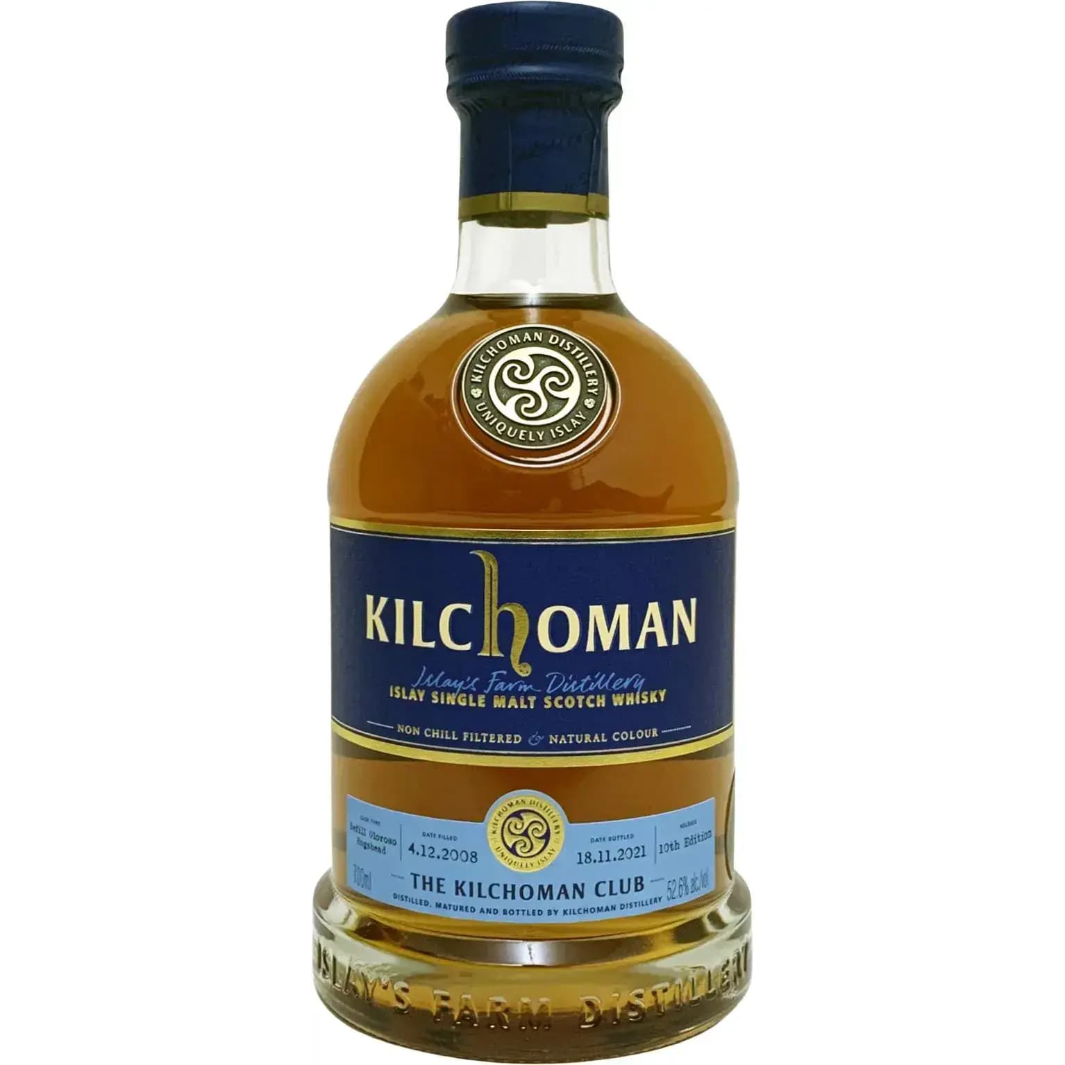 Kilchoman 12 Years Old 2008 The Kilchoman Club - 10Th Edition Nr.634.636.640